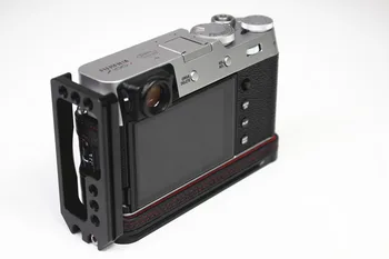 Kožené Pol Prípade FUJI X100V Skutočné Reálne Grip L Držiak pre FUJIFILM X100V Fotoaparát