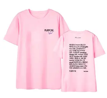 Kpop dievča generácie, taeyeon album účel rovnaké tlač tričko na leto unisex o krk krátky rukáv t-shirt