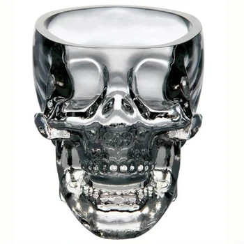 Kreatívne Crystal Skull Pohár Vodky Sklo Lebky poháre na Víno, Bar KTV Vianočné Dovolenku Dodávky Uväznený Pirát
