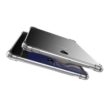 Kryt Pre Samsung Galaxy Tab 10.1 palcový (2019) SM-T510 T515 Tablet Prípade TPU Silikónový Transparentný Slim Airbag Kryt Proti pádu