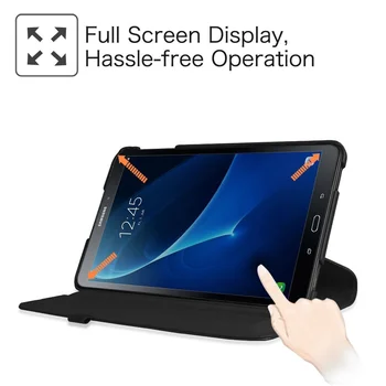 Kryt Pre Samsung Galaxy Tab 10.1 Prípade 360 Rotujúce Stojan, puzdro pre Samsung Galaxy Tab 10 palcový SM-T580 T585 T587 Tablet Prípadoch