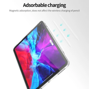 Kryt puzdro Pre iPad Pro 11 & 12.9 2018 Kremíka Mäkké TPU Tablet Case for ipad pro 2020 11 12.9 palcový Shockproof ochranný plášť
