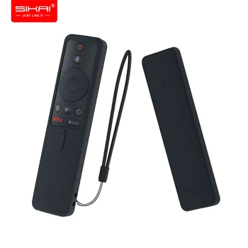 Kryty pre xiao mi tv box s bluetooth, wifi, smart diaľkové ovládanie SIKAI prípade Silikónové Shockproof Chránič pre mi TV Stick 1080P