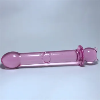 Králik Ružový Krištáľové Sklo umelé penisy Masturbator Realistické Dildo Penis Veľké G-spot Análny Zadok Plug Dospelých, Sexuálne Hračky Pre Ženy, Ženský