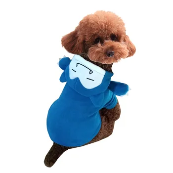 Krásne Pokémon Oblečenie Zimné Pet S/M/L Kabát s Kapucňou, Bunda Teplé Modré Veľké Zvieratá Kostýmy Oblečenie Pre Golden Retriever Pes Teddy NOVÉ