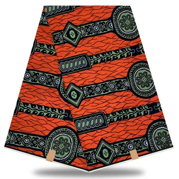 Krásne! Červená farba Vysokej Kvality, bavlna Ankara štýl Vosk 6 Metrov Afriky Textílie Pre Nigéria vosk Party Šaty MMS04