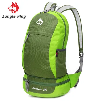 Kráľ džungle 30L veľkú kapacitu multi-function Nepremokavé Šport horolezectvo pokožky batoh, kabelku dva v jednom môžu byť zložené 350 g