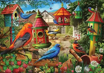 KS Skladačka Puzzle 3000 Kus San Francisco Harbor Lights Bird House Family Hry Puzzle Skladačka Vzdelávacie Hračky pre Dospelých Puzzle