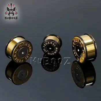 KUBOOZ Ear Piercing Zástrčky Tunely Srd Nehrdzavejúcej Ocele Módne Šperky Telo Expandéry Meradlá Náušnice 6-25 mm Jeden Pár