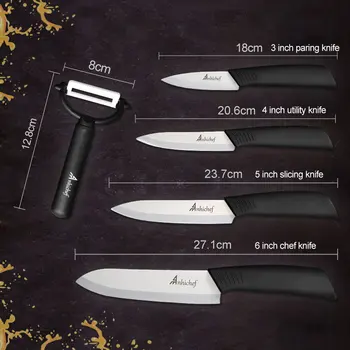Kuchynské Nože Keramické Nože variť 3