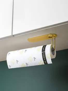 Kuchyňa papier, uterák visí zadarmo dierovanie dodávky háčik stojan na stene visí olej-absorpciu papier fólie úložný stojan LB92319