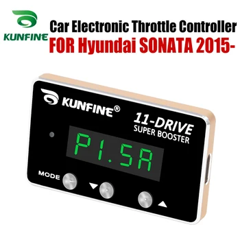 KUNFINE Auto Elektronickej škrtiacej Klapky Regulátora Racing Urýchľovač Silný Booster Pre Hyundai SONATA-Po Tuning Dielov