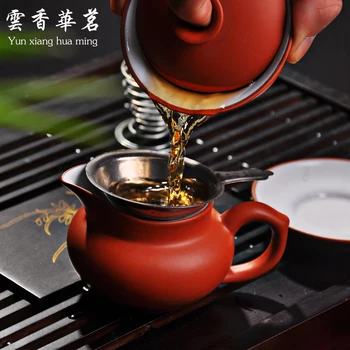 Kung fu teaset Yixing fialová piesku čaj hrniec Keramické čajové umenie Masívneho dreva čaju zásobník