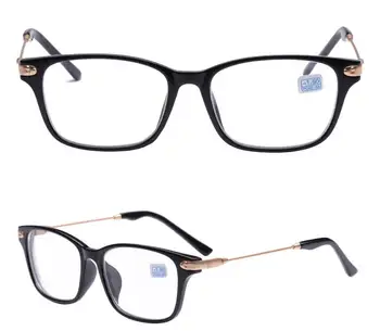 Kvalita Hotových Nearsight Krátkozrakosť okuliare Kov +PC Okuliare Rámy Stupeň Objektív Dioptrie okuliare -1 -1.5 -2 -2.5 -3 -4 -3.5