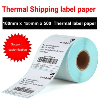 Kvalitné Tepelné samolepka papier, termálny papier štítok Tepelnej nálepky čiarový kód tlač podpis pre Tepelné tlačiarne