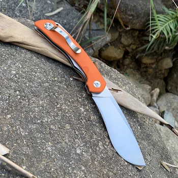 Kvalitné vonkajšie skladací nôž c239 psa nohu ložisko nôž camping, horolezectvo lov self-defense nástroj zadarmo darčeková krabička