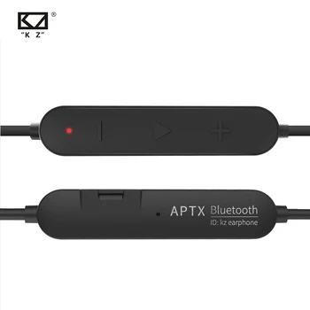 KZ Bezdrôtové Bluetooth Kábel Upgrade Modulu Drôt S 2PIN/MMCX Konektor Pre KZ ZS10 PRO/ZS6/AS12/ZST/ZS7/AS16/AS10/ZSN/ZSX