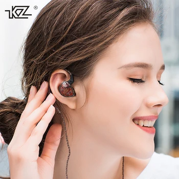 KZ-ES4 In-ear HIFI Armatúra + Dynamické Ovládač Ťažké Subwoofer Športové Káblové pripojenie Mikrofónu Hudobné Slúchadlá pre Inteligentné Telefóny