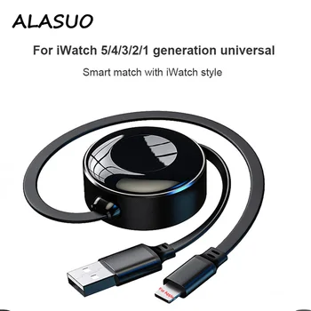 Kábel USB Nabíjačku pre Apple Hodinky 5 4 3 2 1 Rýchly Magnetické Bezdrôtové Nabíjanie Telefónu Nabíjací Kábel Pre iPhone 11 pro iPad Blesk