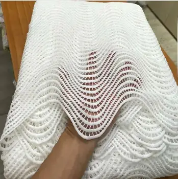 Kábel čipky textílie Svieti crystal Textílie francúzsky guipure Čipky Textílie, Biele Svadobné Svadobné čipky sequin podiel Tissu bc