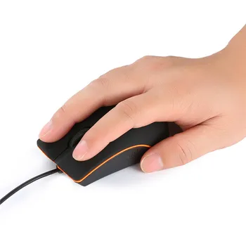 Káblové Myšou 1200dpi Počítač Úrad Myši Matný USB Gaming Mouse Myš Pre Notebook PC Prenosný počítač Non Slip Wired Mouse Hráč