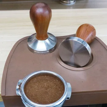 Káva Tamper Dreva Rukoväť Kávový Prášok Kladivo 58.35 Mm Kaviareň Príslušenstvo