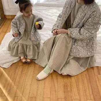 Kórejský Japonskom Štýle Bielizeň Bavlna Deti Party Šaty, Batoľa, Dieťa Dievčatá Krásne Princezná Šaty Jeseň Dievčatá Dlhé Rukávy Šaty