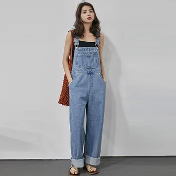 Kórejský Japonskom štýle rovno voľné veľkú časť džínsové nohavice školy Hip Hop Streetwear bežné cute štíhla ženy širokú nohu nohavice