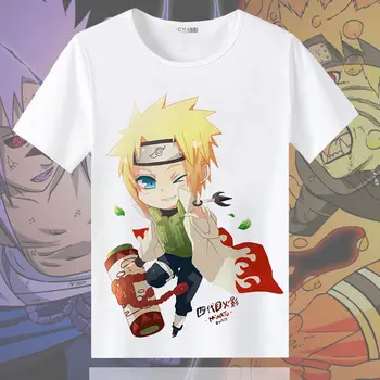 Kórejský Naruto Hinata Tlač Tričko Biele Roztomilý Znak Top Harajuku Lete Anime Košele Plus Veľkosť T-tričko Krátke Rukávy Muži Ženy