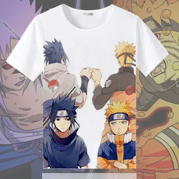 Kórejský Naruto Hinata Tlač Tričko Biele Roztomilý Znak Top Harajuku Lete Anime Košele Plus Veľkosť T-tričko Krátke Rukávy Muži Ženy