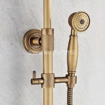 Kúpeľňa Daždi Kohútik Nastaviť Antique Brass Jednej Páky Mixéra Ťuknite na položku + 7.7