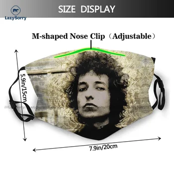 Kúzlo Antidust Bob Dylan Päť Masku Na Tvár Zábavnej Dospelých Handričkou Tváre, Úst Masky S Filtrami