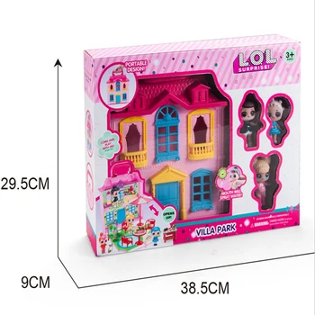L. O. L PREKVAPENIE! LOL Prekvapenie Bábiky Originálne Hračka Hrať Dom Mobile Villa Hrad s Bábiky Hračky pre Dievčatá Narodeninám 2S88