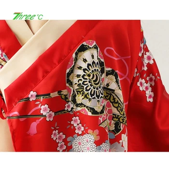 L-XXXL Plus-size Japonské Kimono Sexy spodnú Bielizeň Jednotné Pokušenie Dámske Pyžamo Vyhovovali Cosplay Hra Jednotné Exotické Odvolanie Kostým