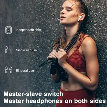 L12 TWS Bluetooth 5.0 Slúchadlá Bezdrôtové Slúchadlá 9D Stereo Športové Vodotesné Slúchadlá Slúchadlá S Mikrofónom a LED