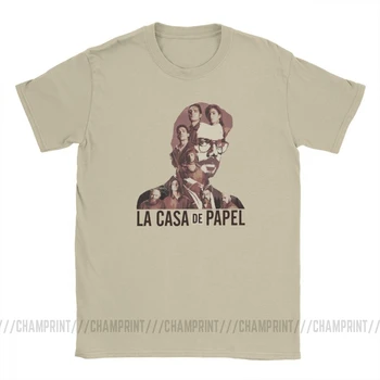 La Casa De Abstraktných Fanart pánske Tričko Retro Tričká Krátky Rukáv Crewneck-T-Shirts Bavlna Pôvodná Topy