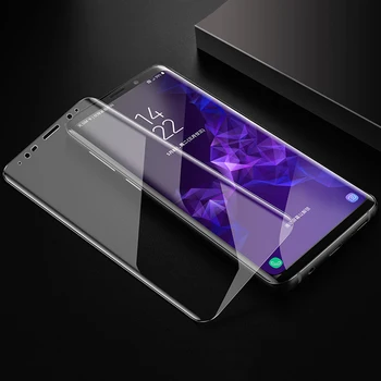 Lamorniea 100D S20 Ultra UV Sklo Screen Protector s ODTLAČKOV prstov ODOMKNÚŤ pre Samsung Galaxy Note 10 8 9 S10 Plus S8 S9 sklo