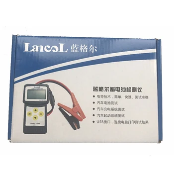 LANCOL 12V autobatérie Health Checker 2000CCA MICRO-200 Kapacita Batérie Analyzer with USB pre tlač