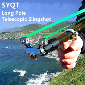 Laser Teleskopická Tyč Rovno rod Prak Daquan Vysokou Presnosťou Vonkajšie Sniper Lov Infračervené gumička Katapult Prak