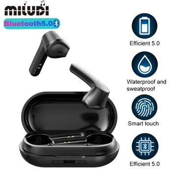 LB-20 TWS Bezdrôtové Bluetooth Slúchadlá Športové Headset 9D Priestorový Zvuk Stereo Hudobné Slúchadlá Pre Iphone Huawei Slúchadlá Xiao
