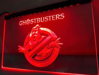 LC144 - Ghostbusters LED, Neónové Svetlo, Prihláste domova remeslá