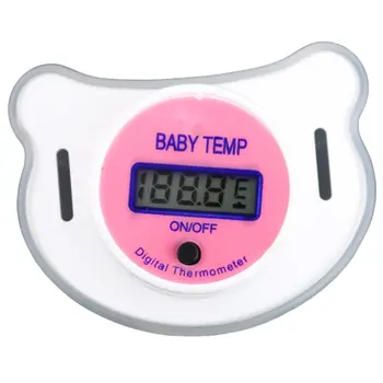 LCD Digitálny baby teplomer Úst Bradavky Dieťa Teplomer, Cumlík Meracie Nástroje Elektronické Meranie Teploty