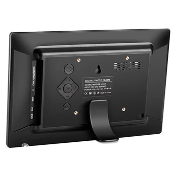LCD Digitálny Foto rámček Ultratenké 10 palcový HD Elektronické Rám Album Hudby vo formáte MP3 MP4 Prehrávač videa s Diaľkovým ovládaním