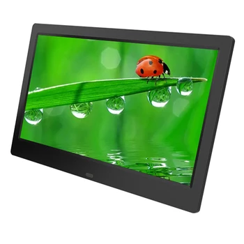 LCD Digitálny Foto rámček Ultratenké 10 palcový HD Elektronické Rám Album Hudby vo formáte MP3 MP4 Prehrávač videa s Diaľkovým ovládaním