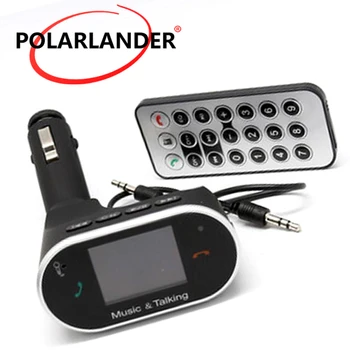 LCD displej Bluetooth do Auta USB TF kartu, MP3 Prehrávač, FM Podpora A2DP telefónu s diaľkovým cntrol
