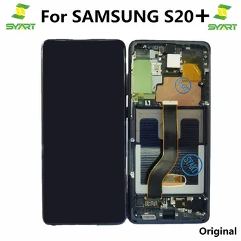 LCD Displej Pre Samsung Galaxy S20 G980 G980F S20+ Dotykový Displej Montáž Nahradiť Pre Samsung S20 Plus G985 G985F Pôvodné Zobrazenie