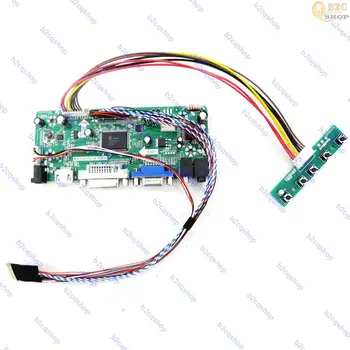 LCD Radič Ovládača Monitora Držiak pre LP156WH3-TLS1 LED Panel 1 366 X 768 LP156WH3(TL)(S1) kompatibilný s HDMI+DVI+VGA+Audio