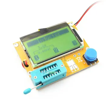 LCR-T4 LCD Digitálny Tranzistor Tester Meter Podsvietenie Diódami Triode Kapacita ESR Meter Pre MOSFET/JFET/PNP/NPN L/C/R 1