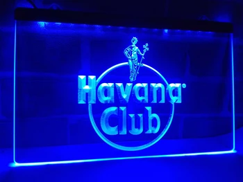 LE218 - Rum Havana Club LED, Neónové Svetlo, Prihláste domova remeslá