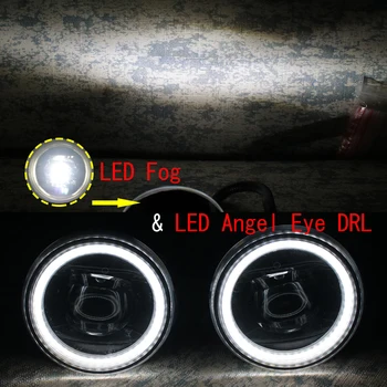 LED Angel Eye DRL Svetlá pre Denné svietenie pre Honda Civic IX FK_2012-/Facelift-2017 Hmlové Svetlá Cut-Line Objektív Auto Stying